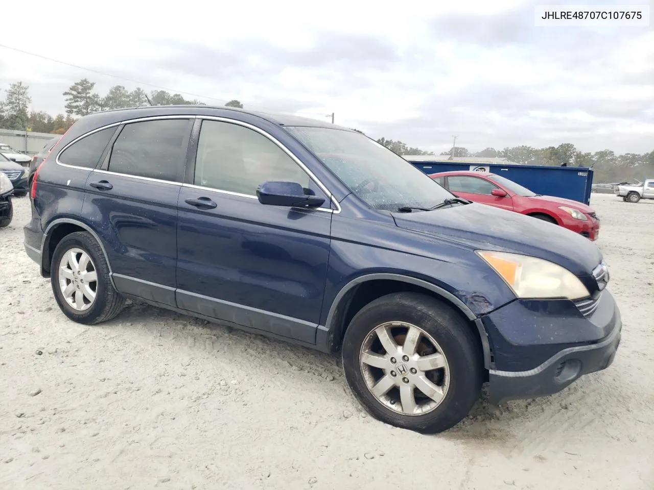 2007 Honda Cr-V Exl VIN: JHLRE48707C107675 Lot: 77910354