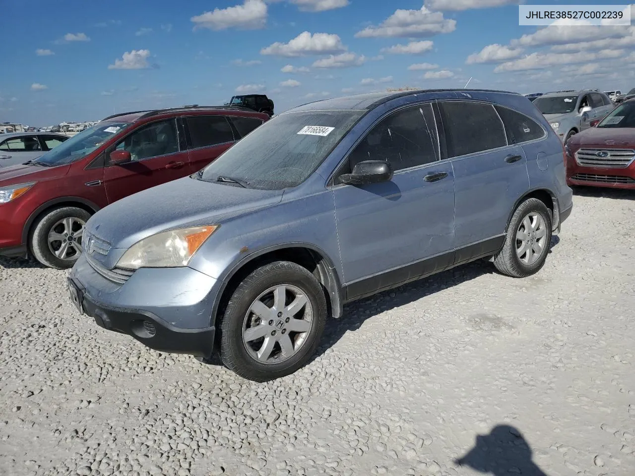 2007 Honda Cr-V Ex VIN: JHLRE38527C002239 Lot: 78166584