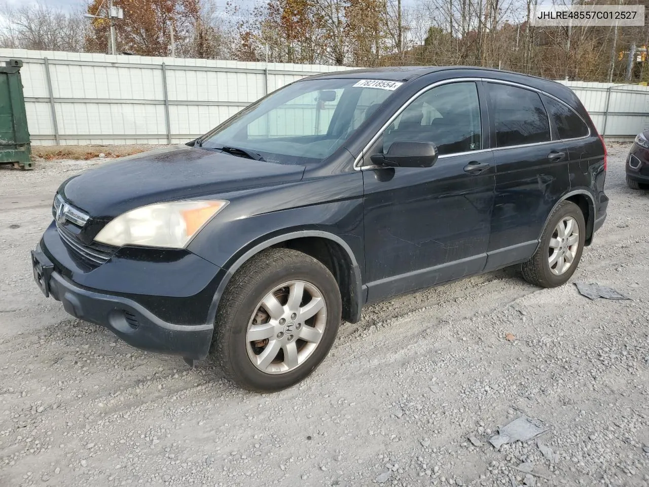 2007 Honda Cr-V Ex VIN: JHLRE48557C012527 Lot: 78218554