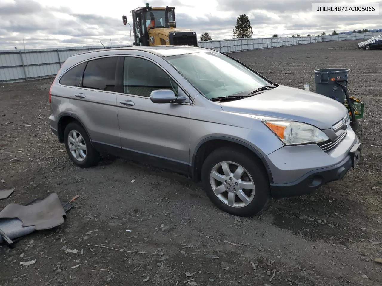 2007 Honda Cr-V Exl VIN: JHLRE48727C005066 Lot: 78262944