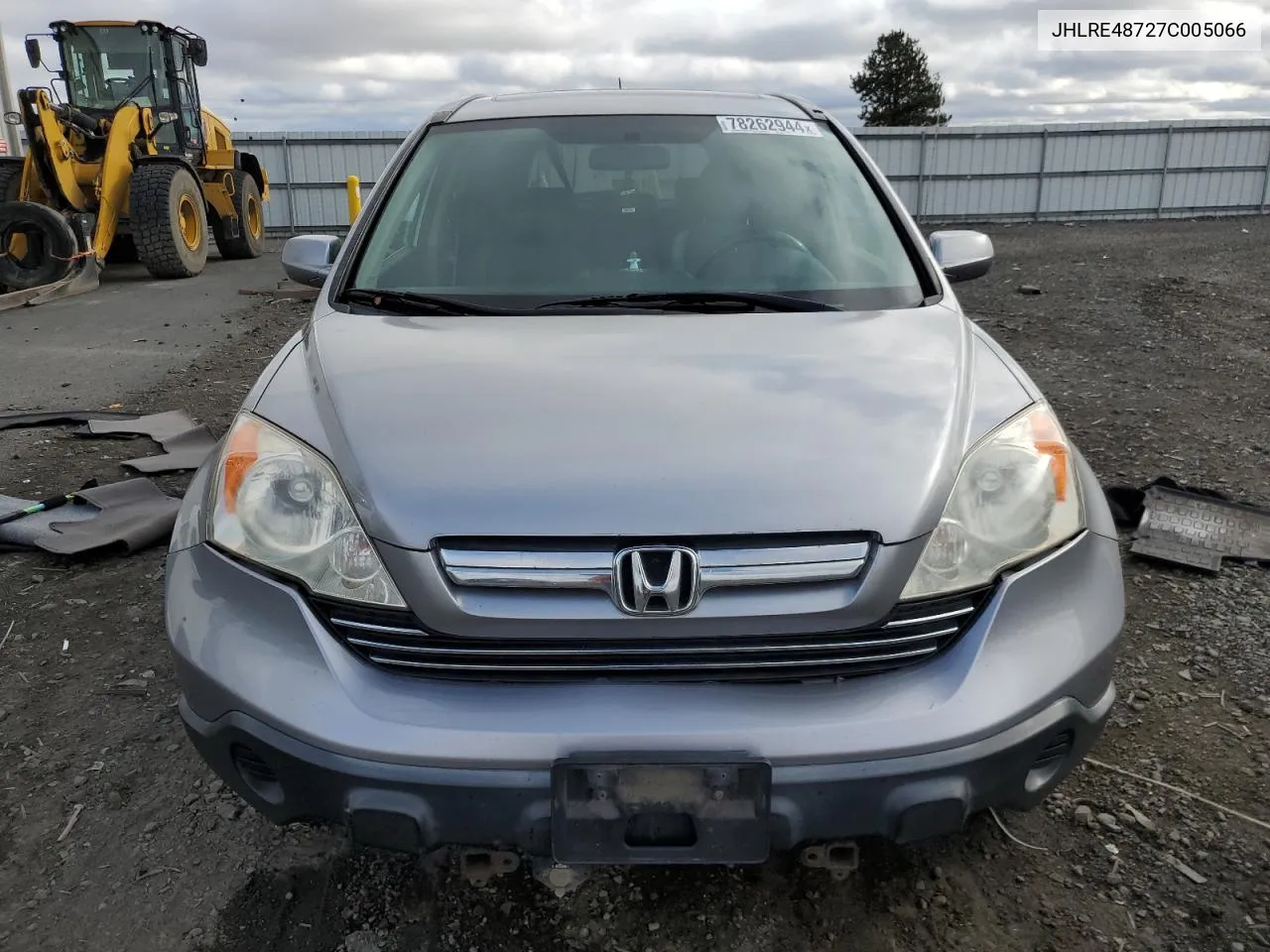 2007 Honda Cr-V Exl VIN: JHLRE48727C005066 Lot: 78262944