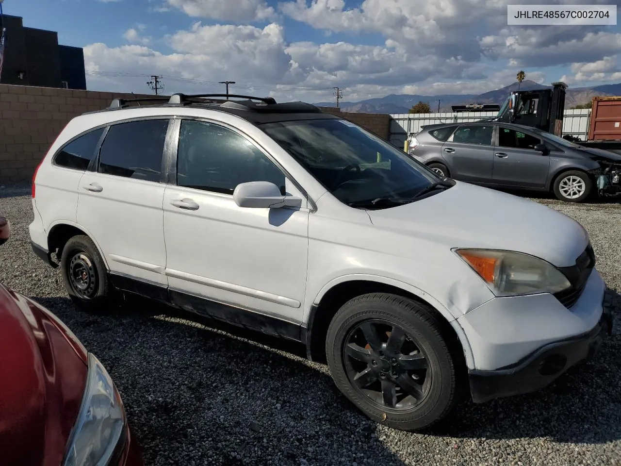 2007 Honda Cr-V Ex VIN: JHLRE48567C002704 Lot: 78328864