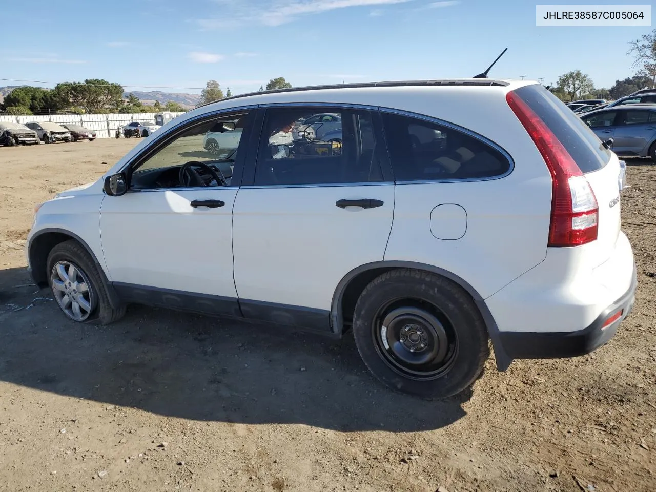 2007 Honda Cr-V Ex VIN: JHLRE38587C005064 Lot: 78702384