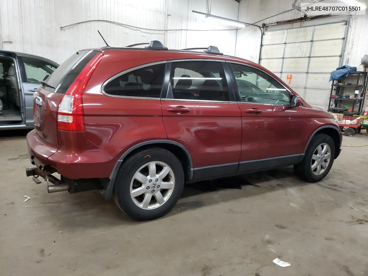 2007 Honda Cr-V Exl VIN: JHLRE48707C015501 Lot: 78712144