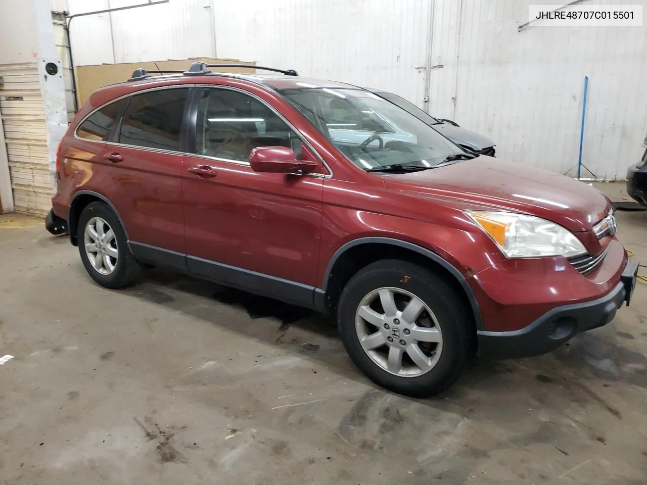 2007 Honda Cr-V Exl VIN: JHLRE48707C015501 Lot: 78712144