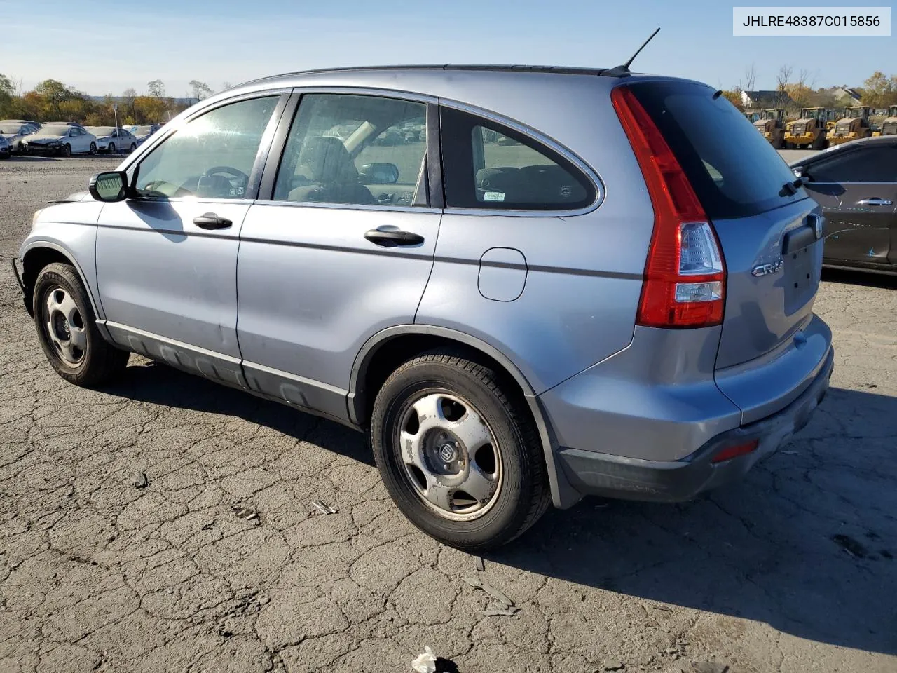 2007 Honda Cr-V Lx VIN: JHLRE48387C015856 Lot: 78792874