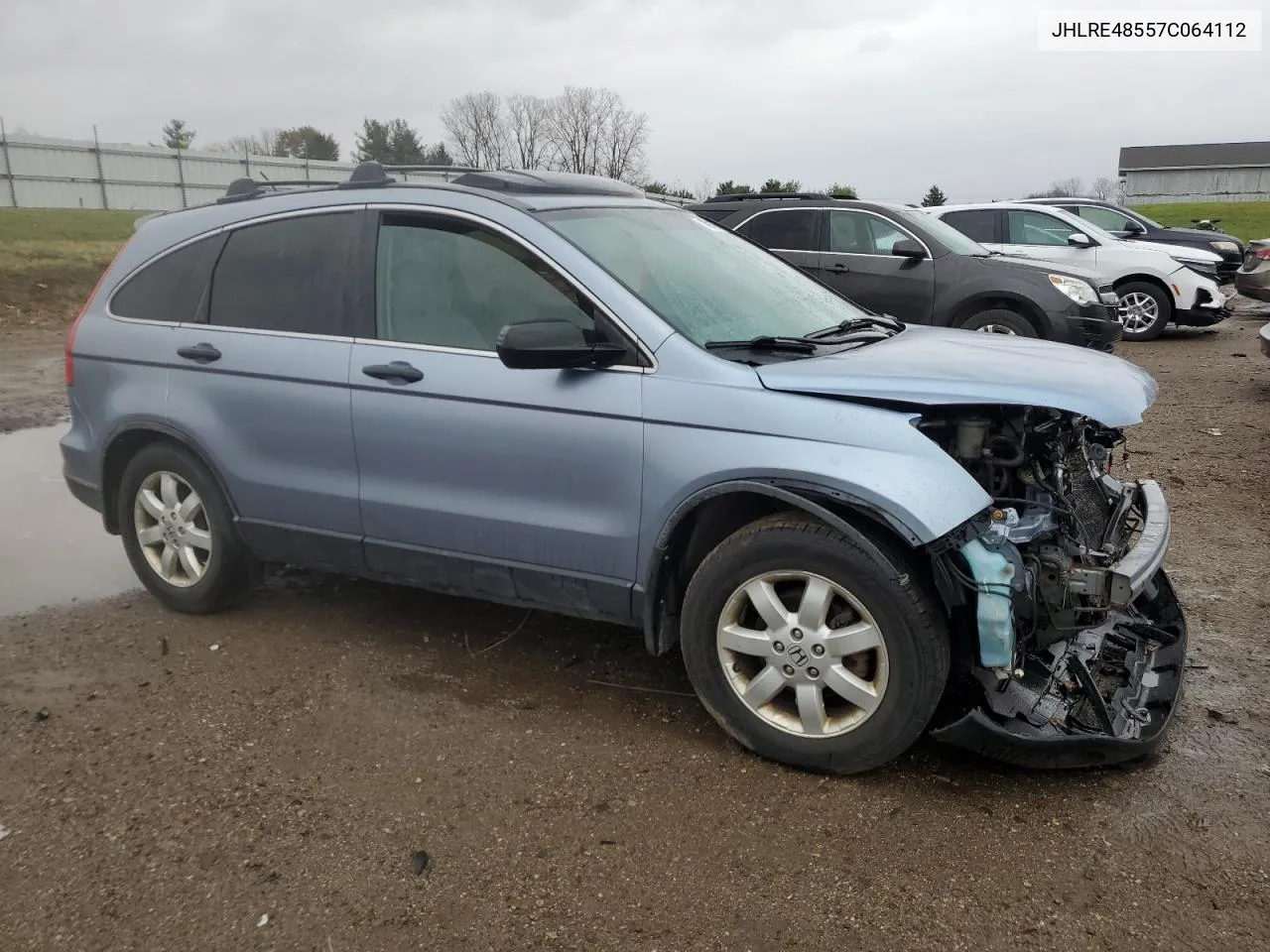 2007 Honda Cr-V Ex VIN: JHLRE48557C064112 Lot: 78913274