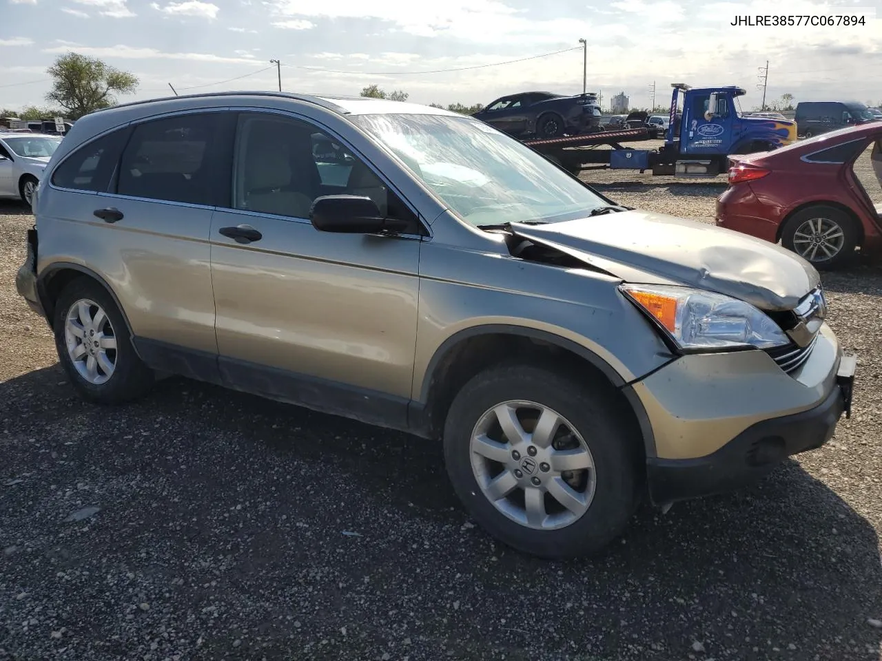 2007 Honda Cr-V Ex VIN: JHLRE38577C067894 Lot: 79141734