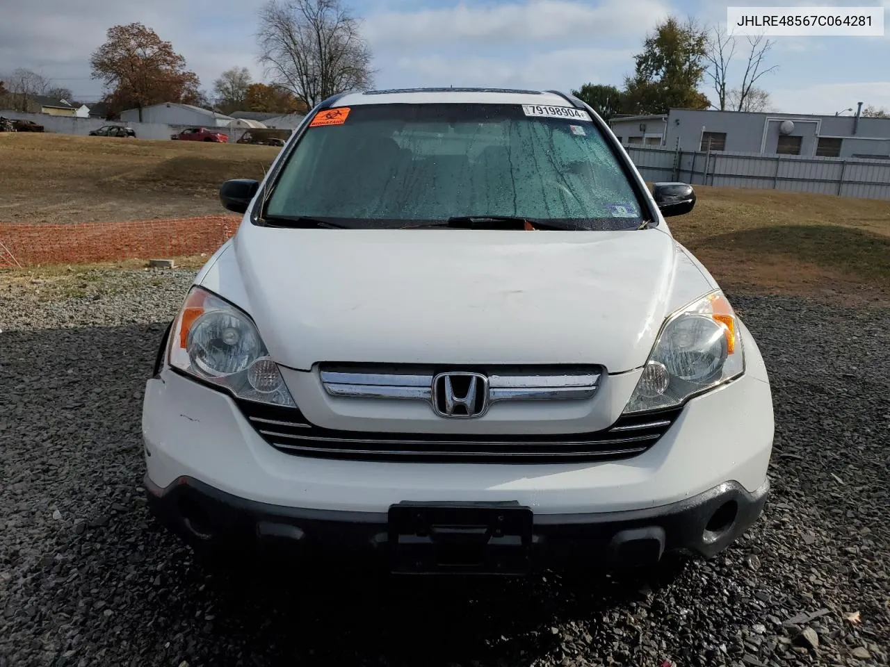 2007 Honda Cr-V Ex VIN: JHLRE48567C064281 Lot: 79198904