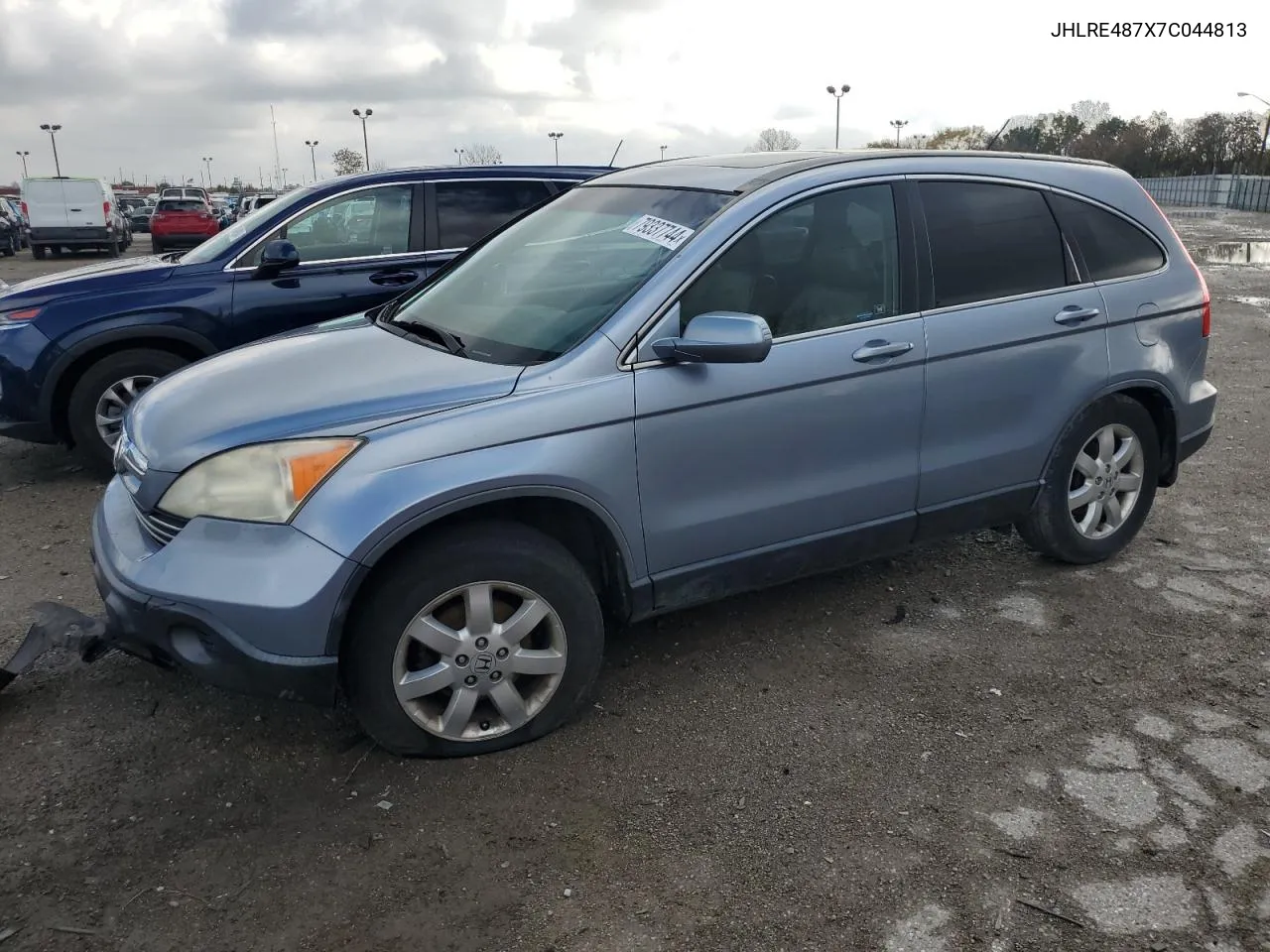 2007 Honda Cr-V Exl VIN: JHLRE487X7C044813 Lot: 79337744