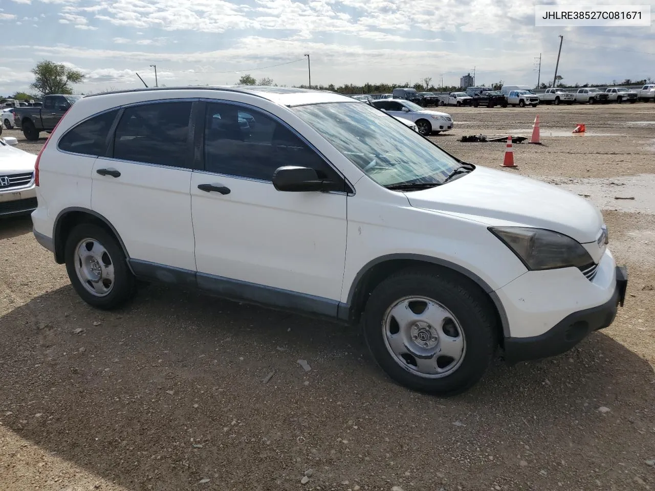 2007 Honda Cr-V Ex VIN: JHLRE38527C081671 Lot: 79388164