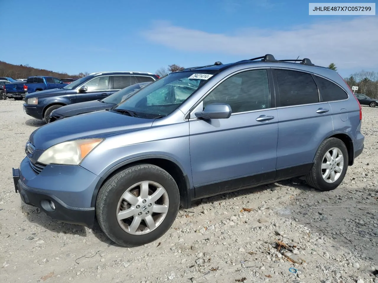 2007 Honda Cr-V Exl VIN: JHLRE487X7C057299 Lot: 79421414