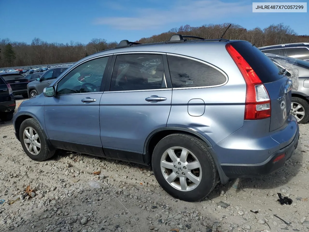 2007 Honda Cr-V Exl VIN: JHLRE487X7C057299 Lot: 79421414