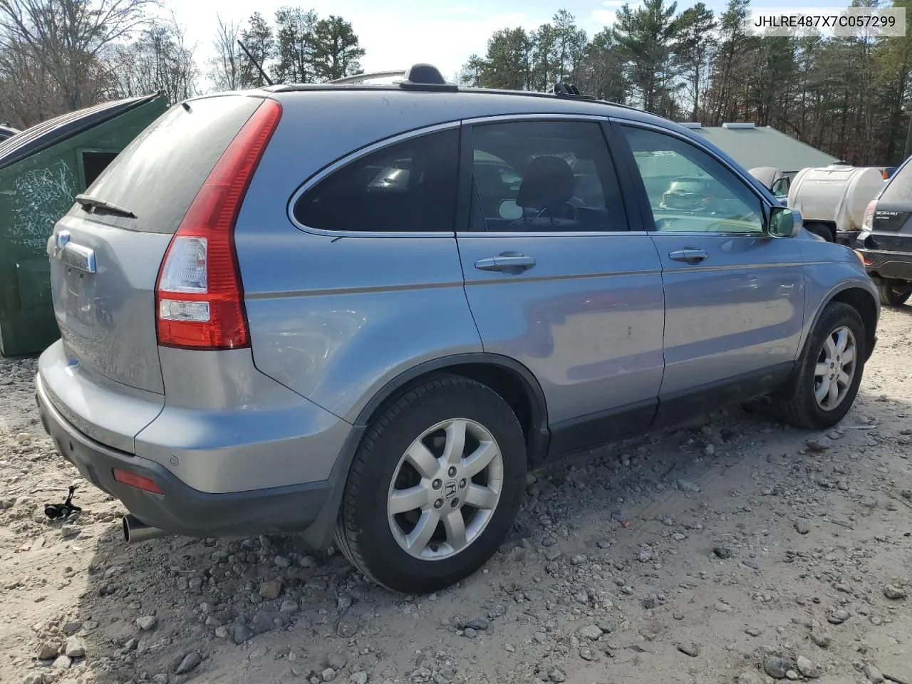 2007 Honda Cr-V Exl VIN: JHLRE487X7C057299 Lot: 79421414