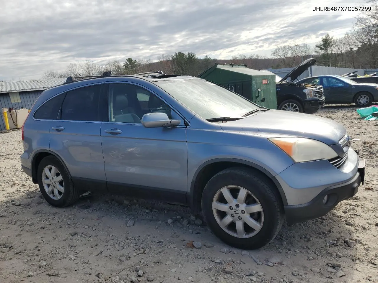 2007 Honda Cr-V Exl VIN: JHLRE487X7C057299 Lot: 79421414