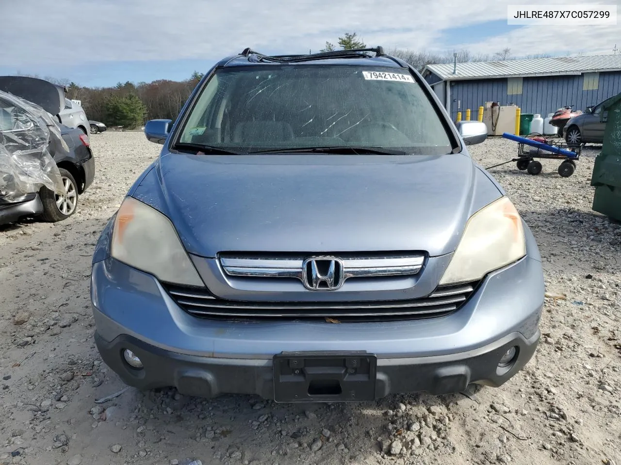 2007 Honda Cr-V Exl VIN: JHLRE487X7C057299 Lot: 79421414