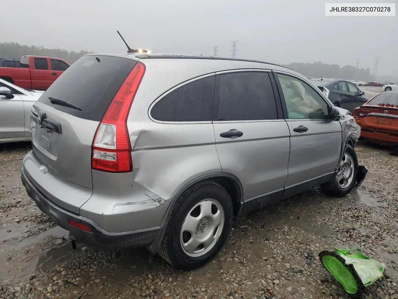 2007 Honda Cr-V Lx VIN: JHLRE38327C070278 Lot: 79754024