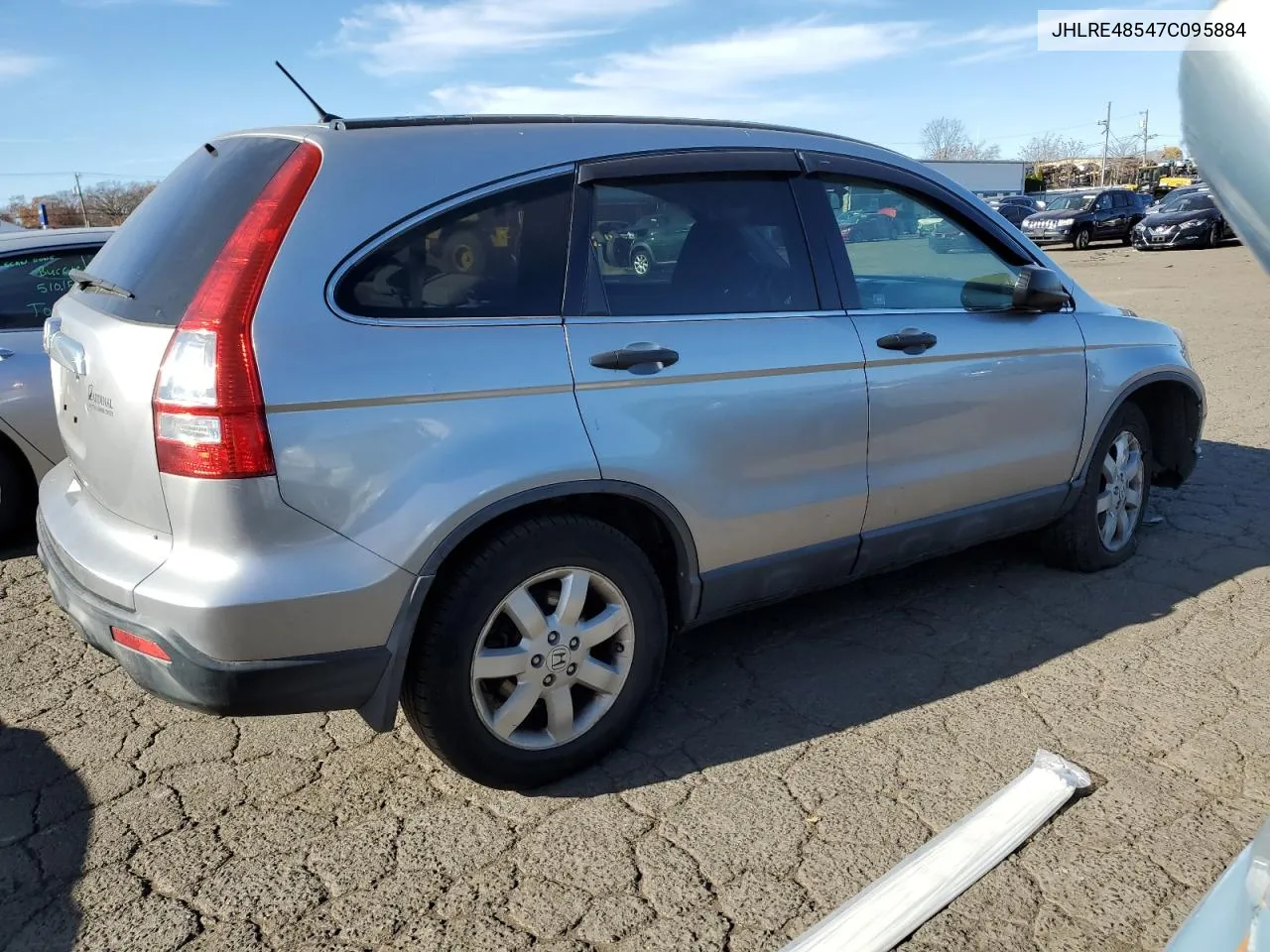 2007 Honda Cr-V Ex VIN: JHLRE48547C095884 Lot: 80338794