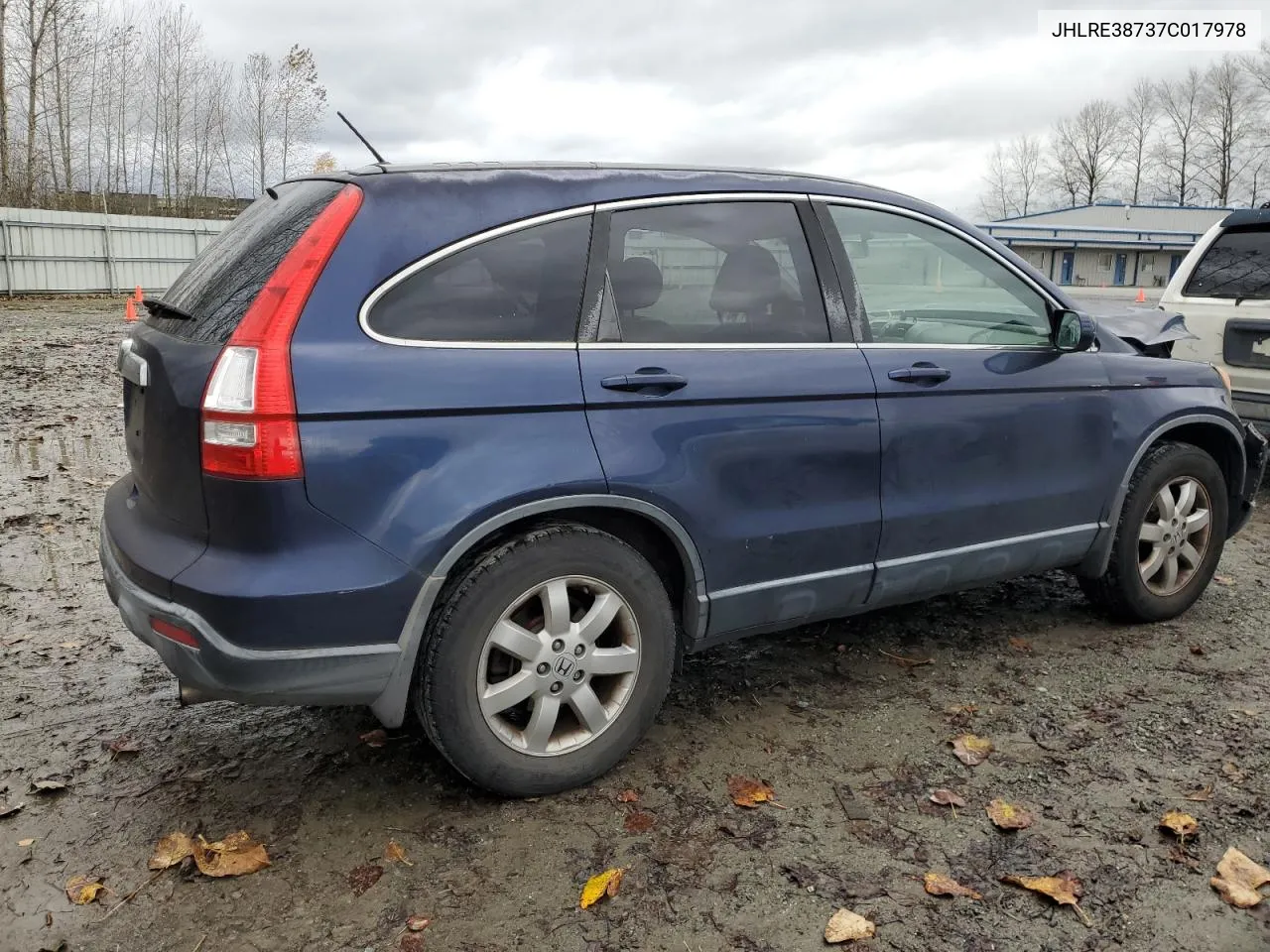 2007 Honda Cr-V Exl VIN: JHLRE38737C017978 Lot: 80524594