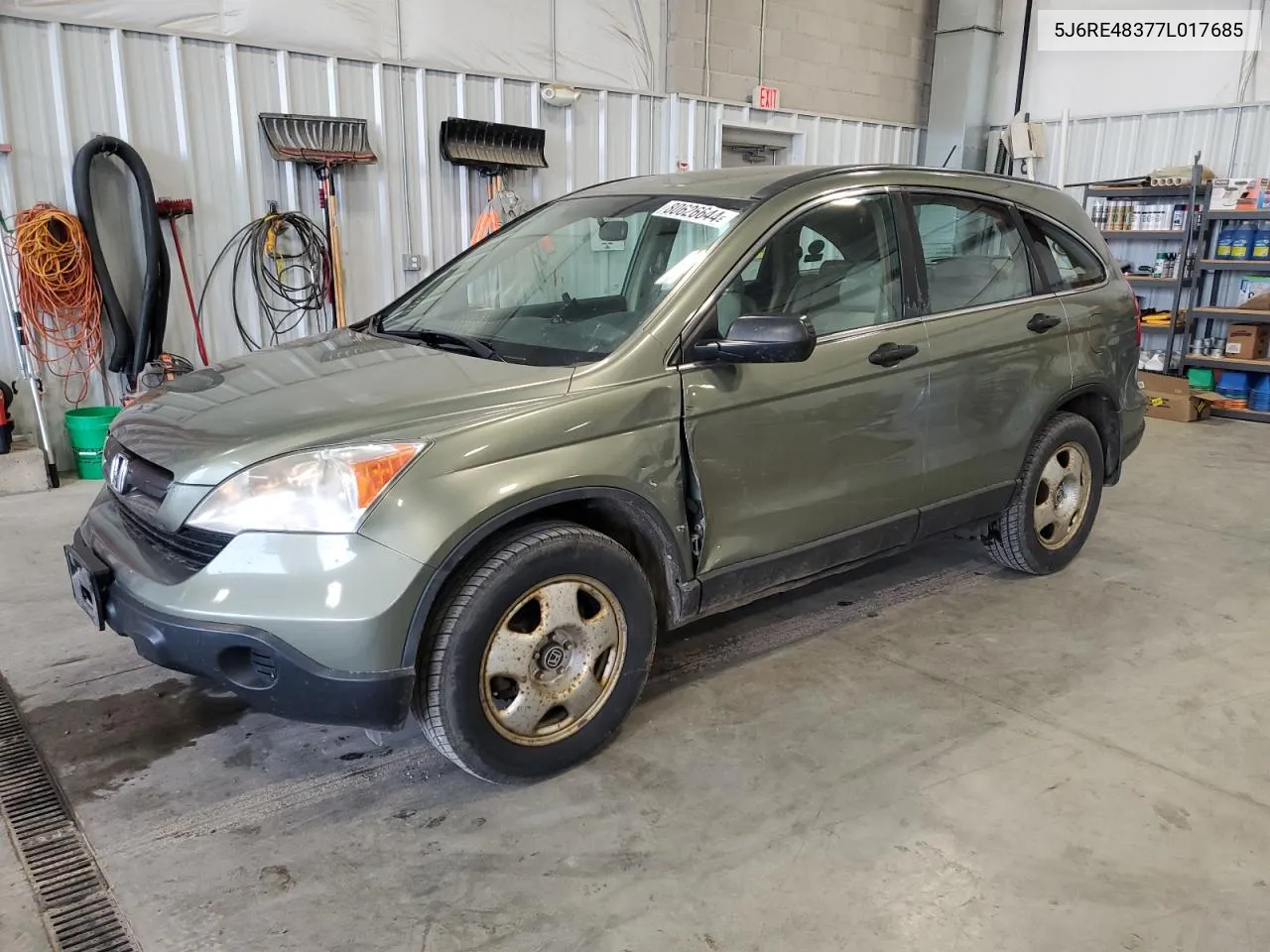 2007 Honda Cr-V Lx VIN: 5J6RE48377L017685 Lot: 80626644