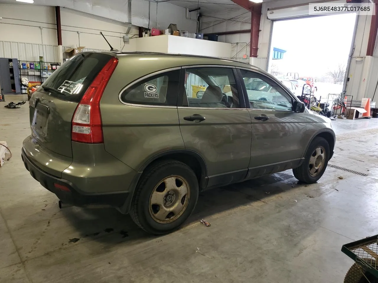 2007 Honda Cr-V Lx VIN: 5J6RE48377L017685 Lot: 80626644