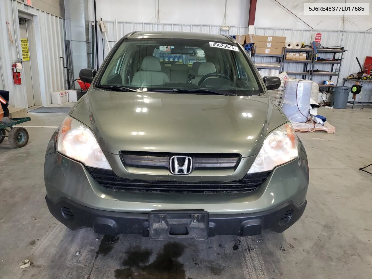 2007 Honda Cr-V Lx VIN: 5J6RE48377L017685 Lot: 80626644