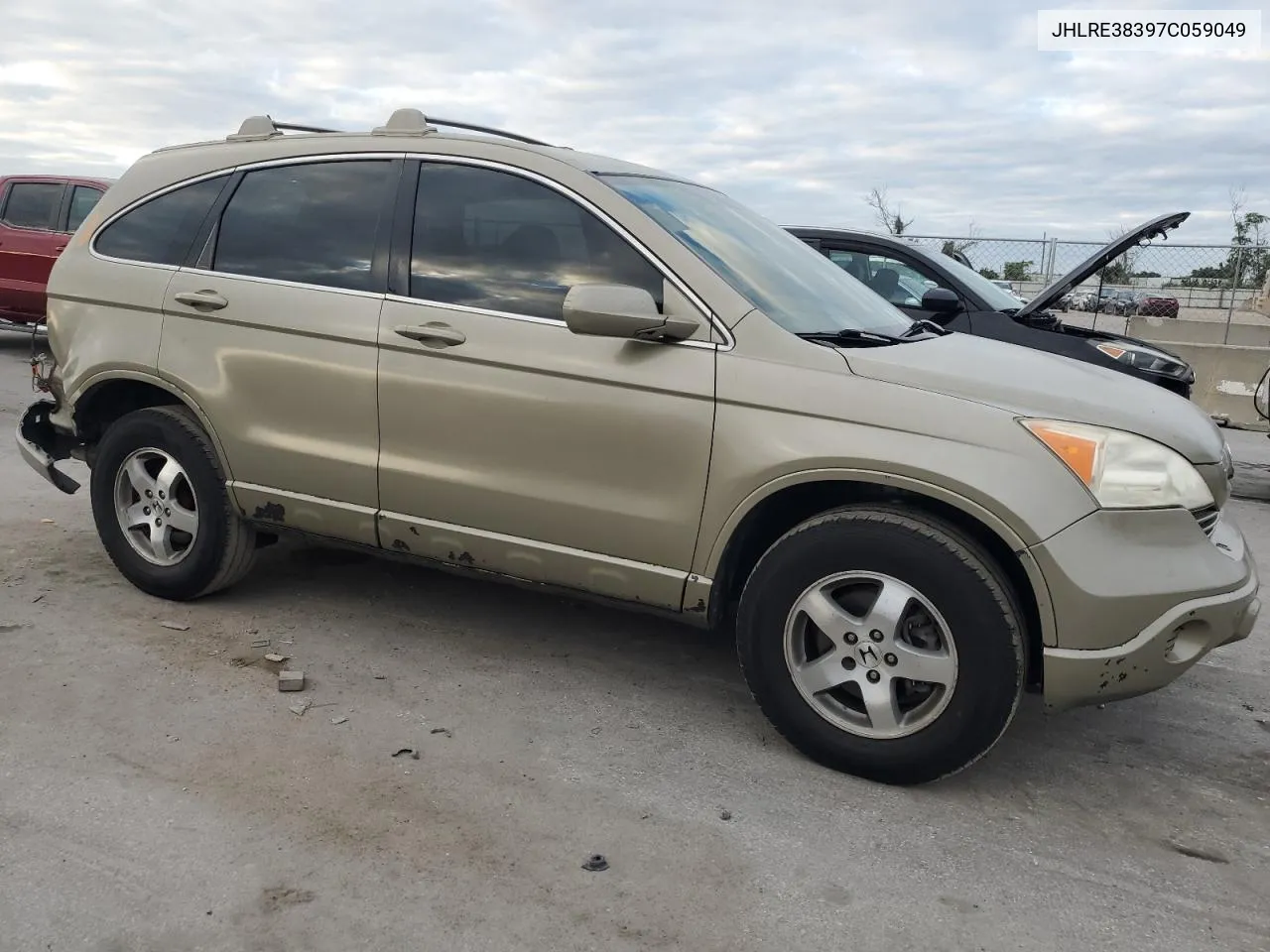 2007 Honda Cr-V Lx VIN: JHLRE38397C059049 Lot: 81188244