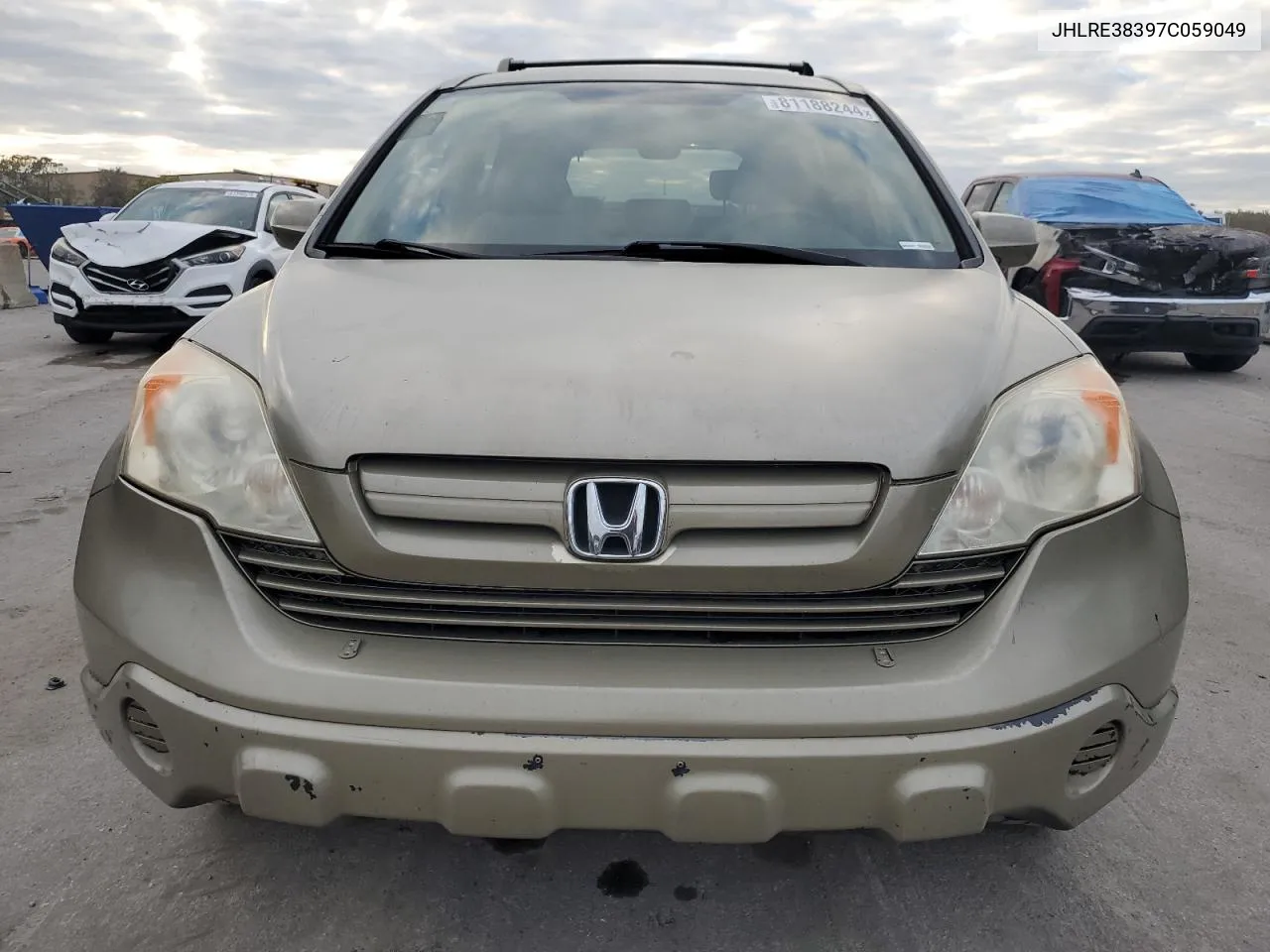 2007 Honda Cr-V Lx VIN: JHLRE38397C059049 Lot: 81188244