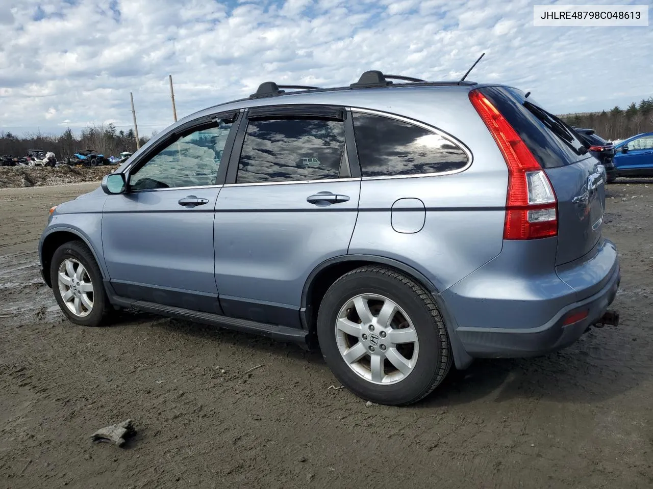 2008 Honda Cr-V Exl VIN: JHLRE48798C048613 Lot: 47683374