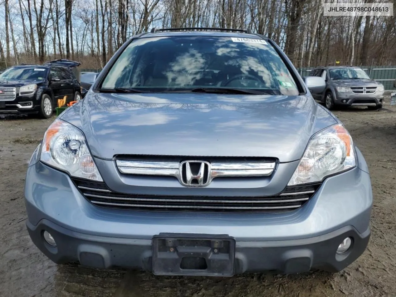 2008 Honda Cr-V Exl VIN: JHLRE48798C048613 Lot: 47683374