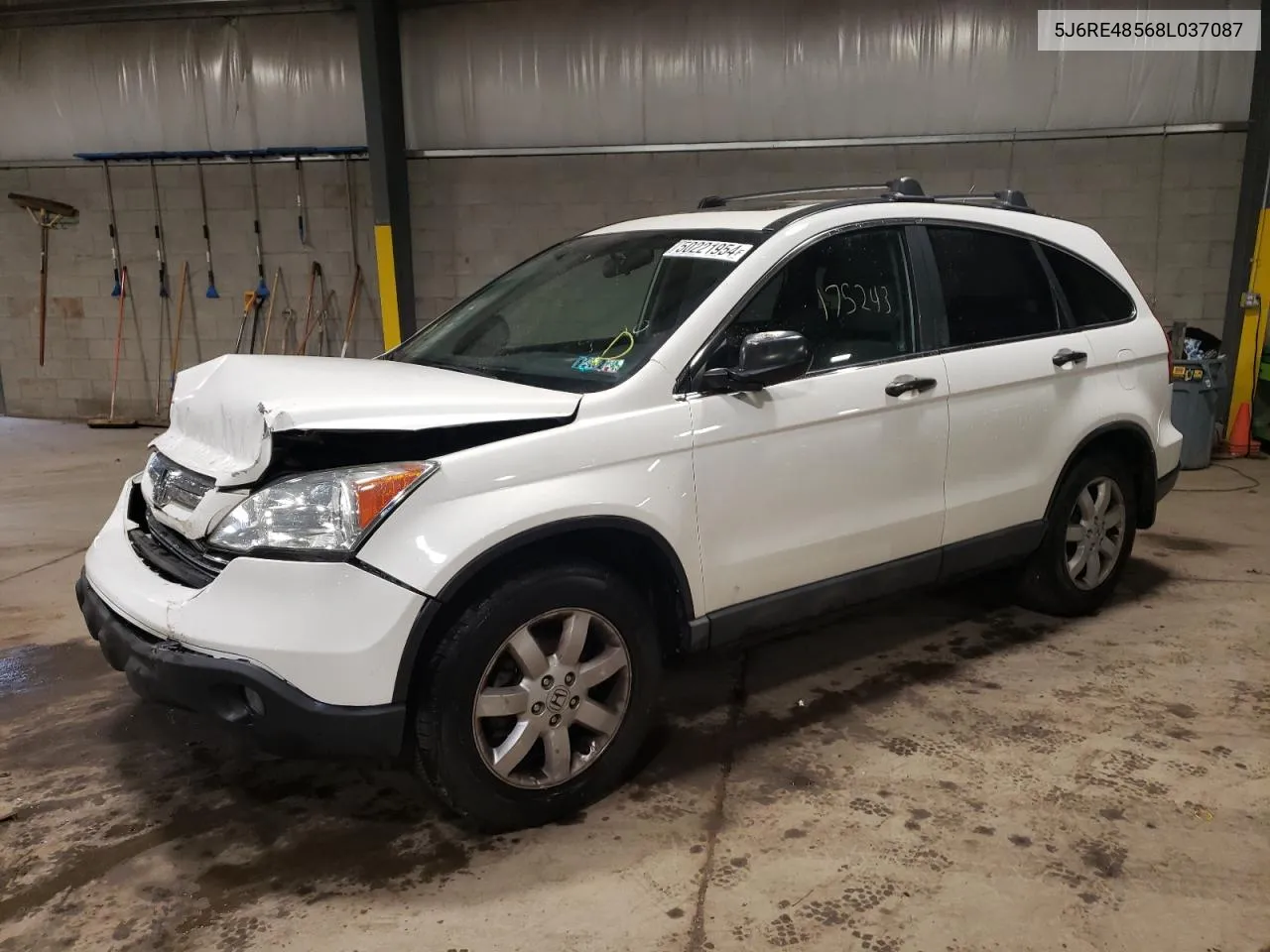 2008 Honda Cr-V Ex VIN: 5J6RE48568L037087 Lot: 50221954