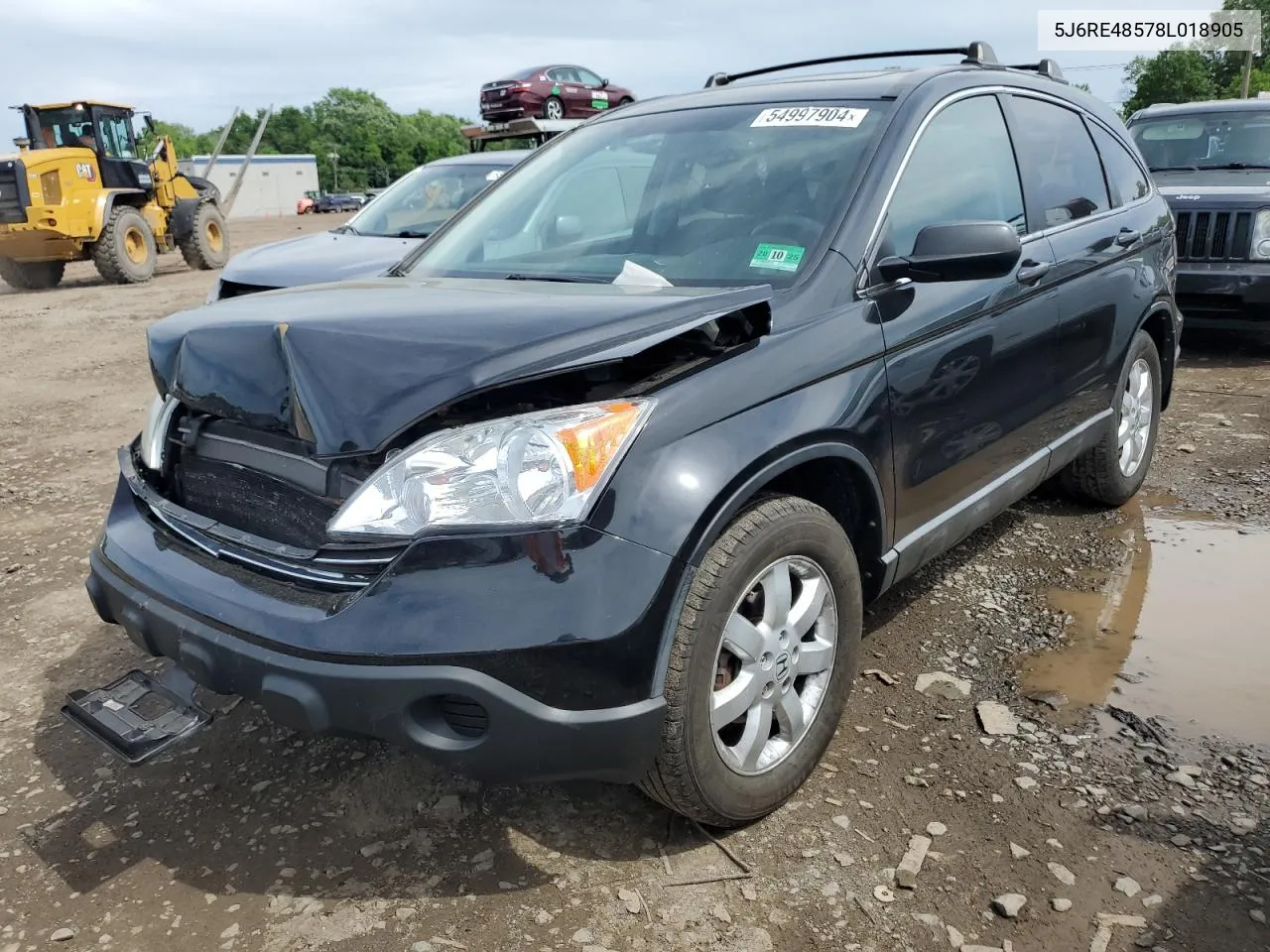 5J6RE48578L018905 2008 Honda Cr-V Ex