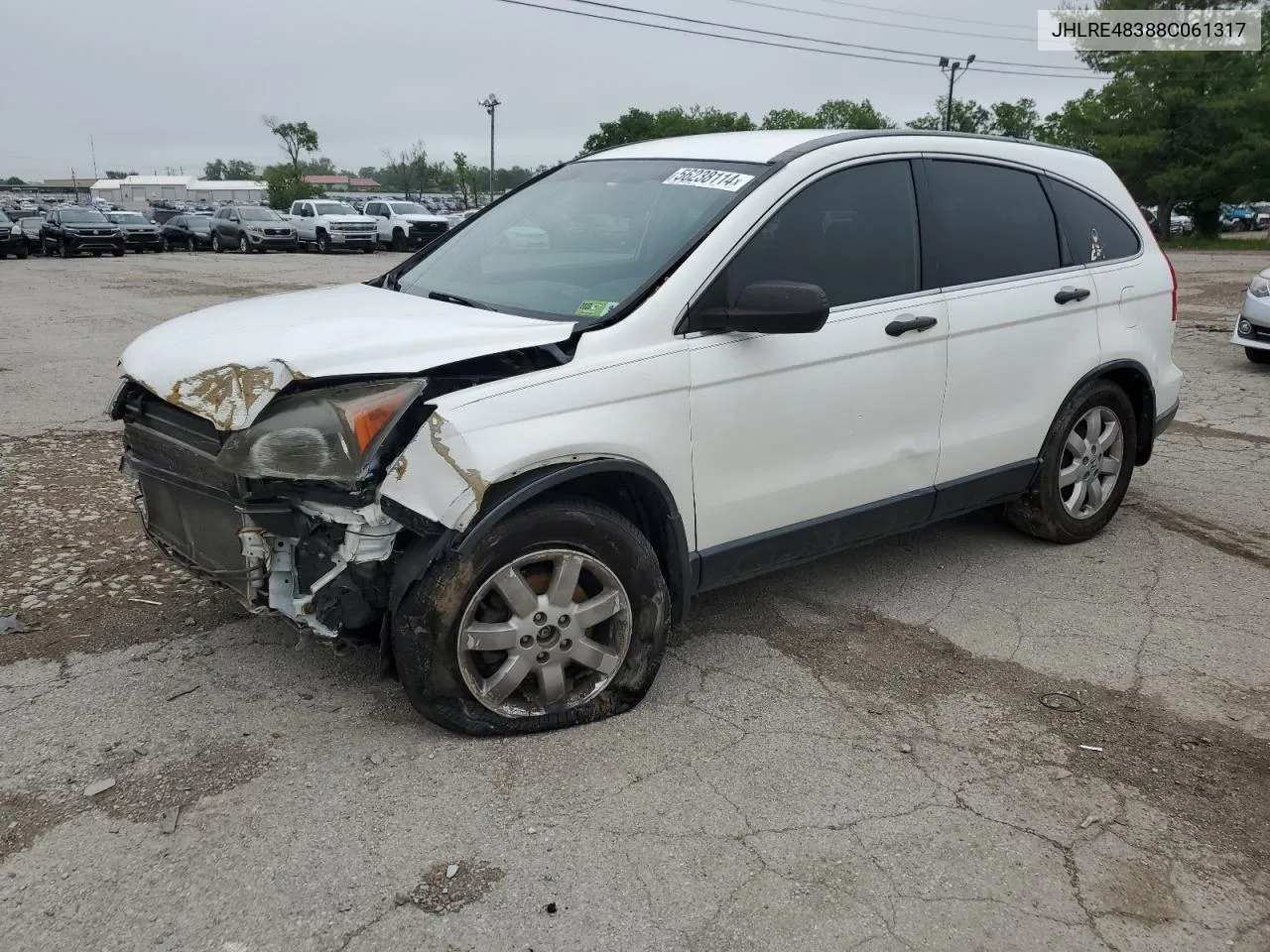 JHLRE48388C061317 2008 Honda Cr-V Lx