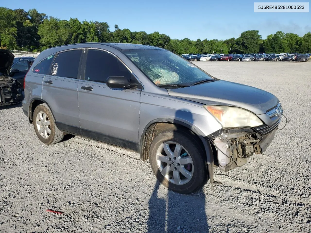 2008 Honda Cr-V Ex VIN: 5J6RE48528L000523 Lot: 56267594