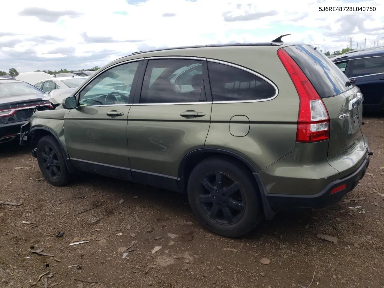 2008 Honda Cr-V Exl VIN: 5J6RE48728L040750 Lot: 56585174