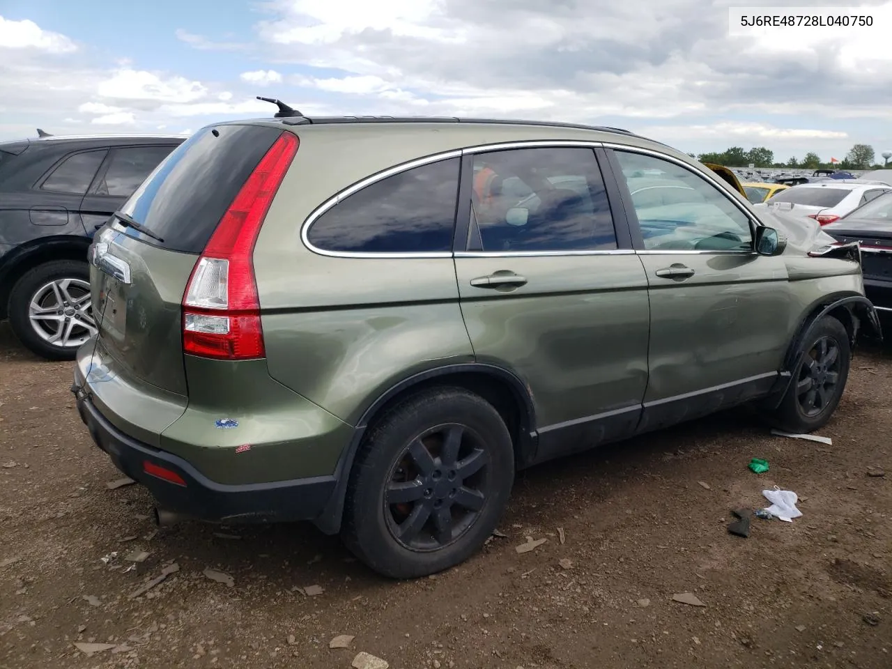 2008 Honda Cr-V Exl VIN: 5J6RE48728L040750 Lot: 56585174