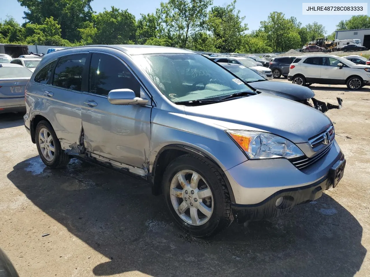 JHLRE48728C083333 2008 Honda Cr-V Exl