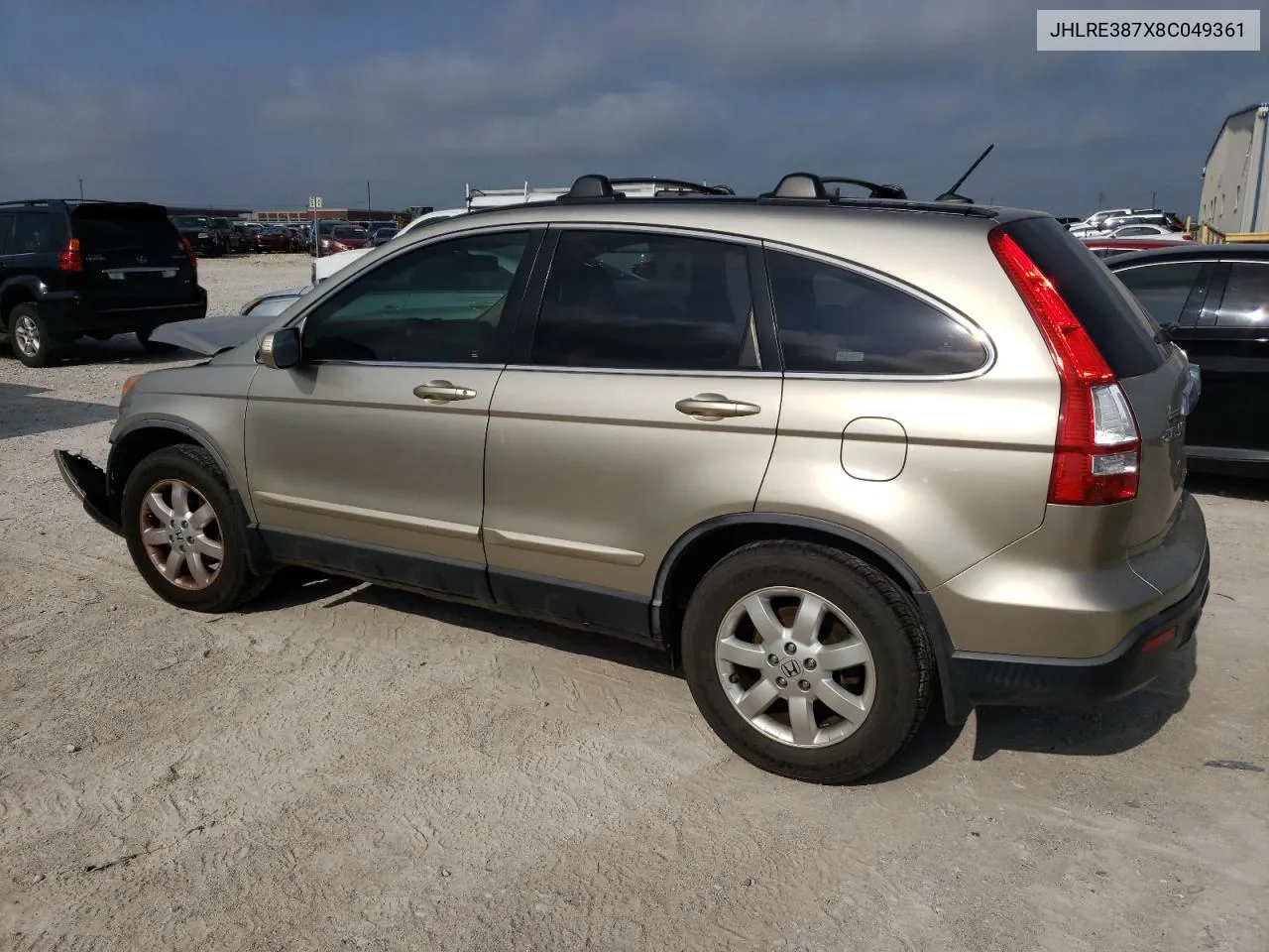 2008 Honda Cr-V Exl VIN: JHLRE387X8C049361 Lot: 64047214