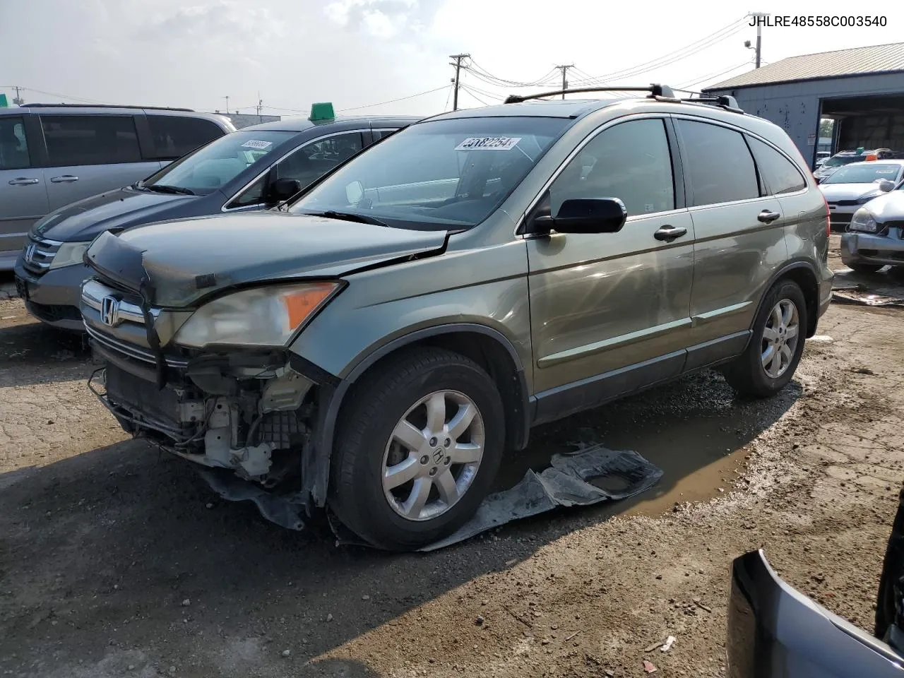 JHLRE48558C003540 2008 Honda Cr-V Ex