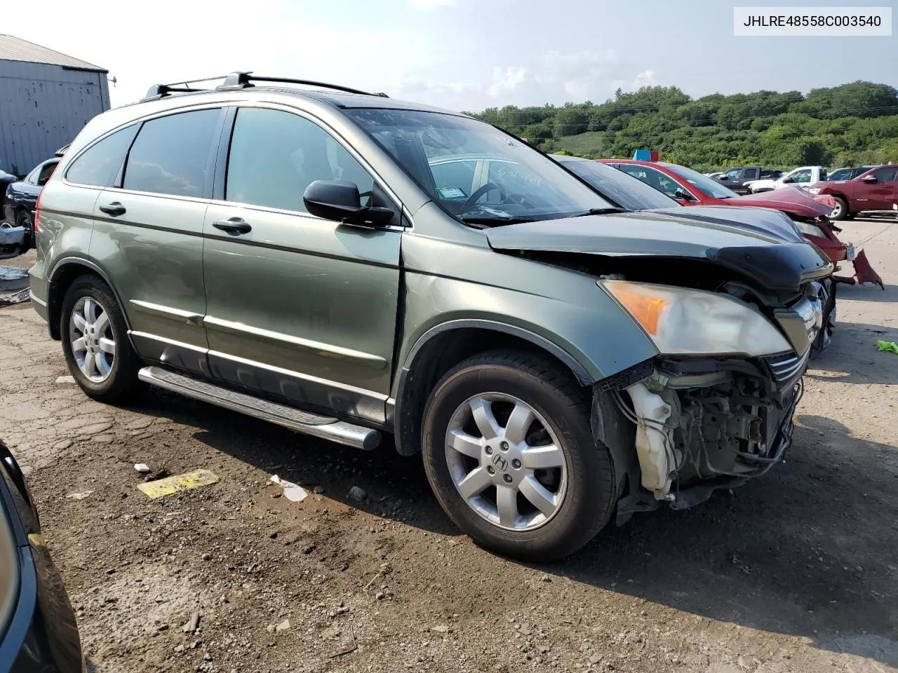 JHLRE48558C003540 2008 Honda Cr-V Ex