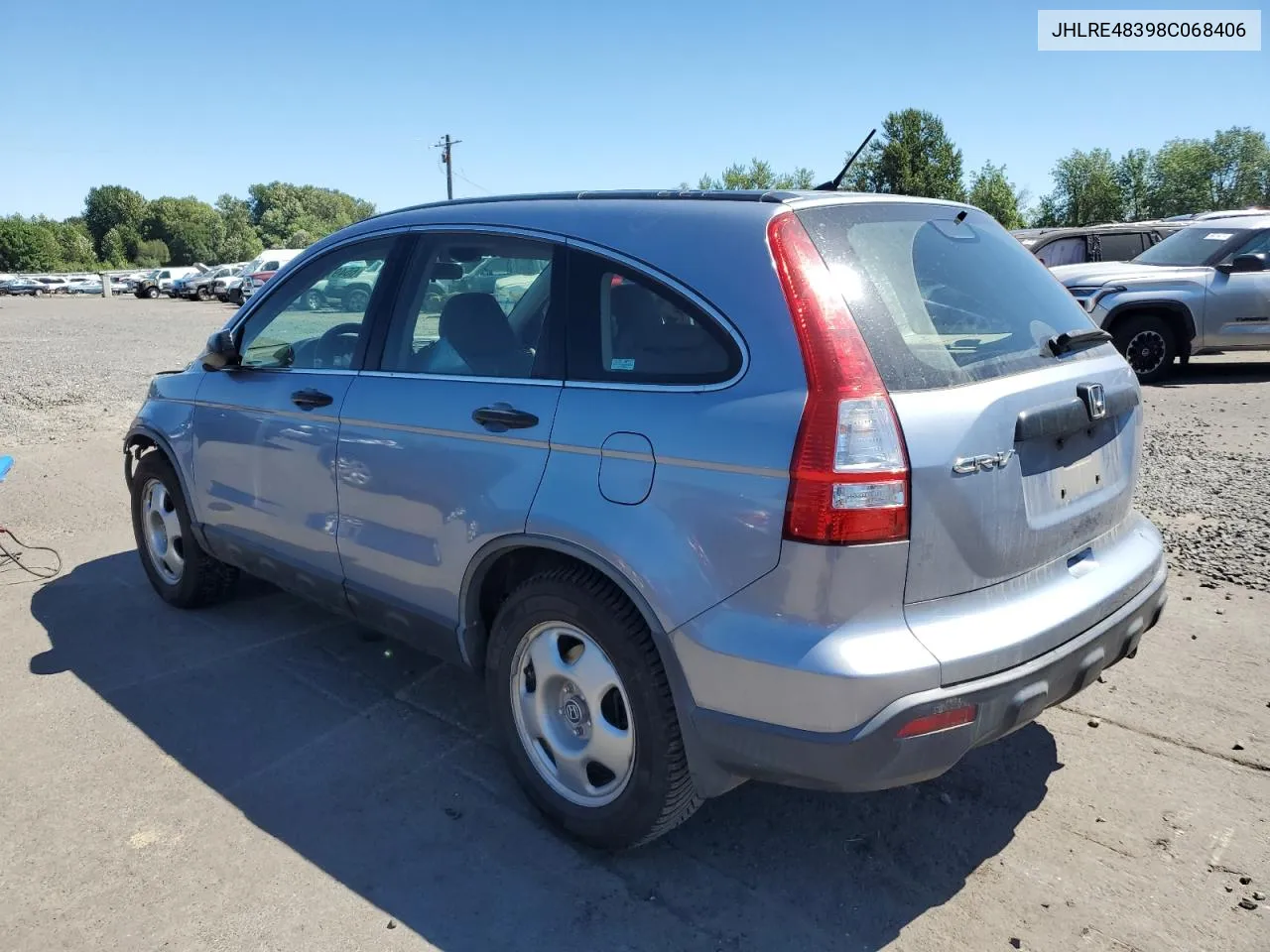 JHLRE48398C068406 2008 Honda Cr-V Lx