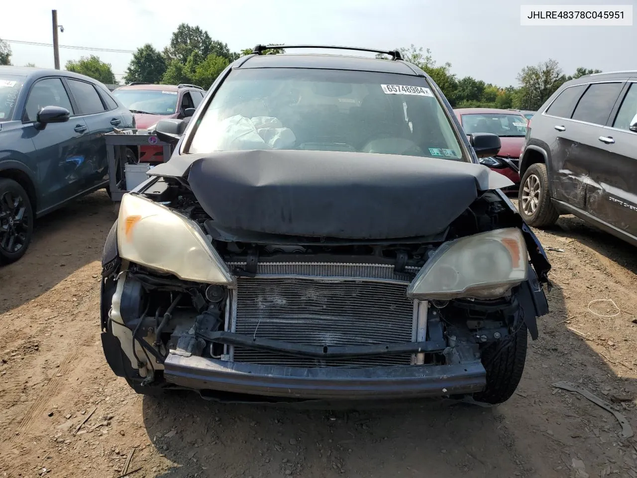 JHLRE48378C045951 2008 Honda Cr-V Lx