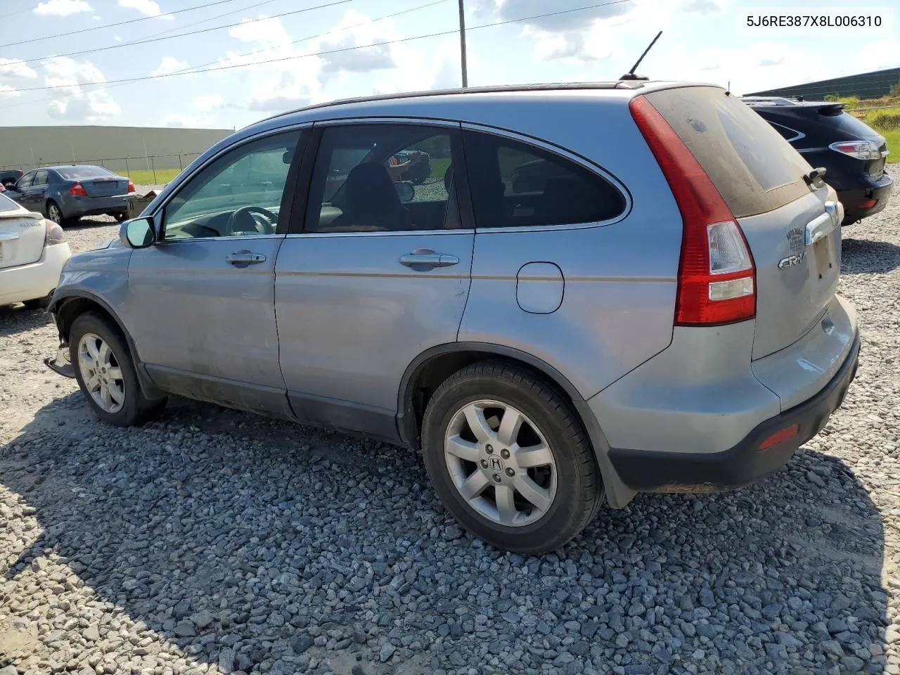 2008 Honda Cr-V Exl VIN: 5J6RE387X8L006310 Lot: 66316464