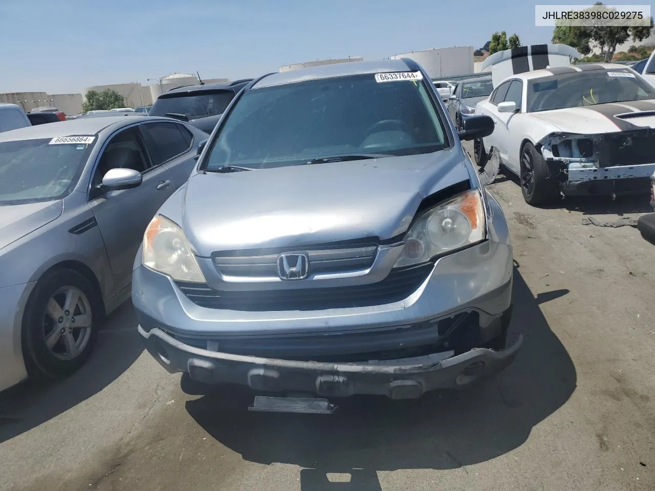 2008 Honda Cr-V Lx VIN: JHLRE38398C029275 Lot: 66337644