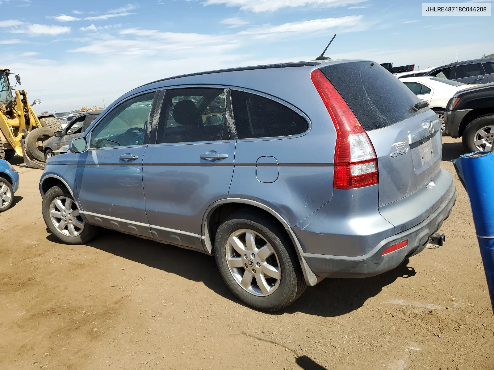 2008 Honda Cr-V Exl VIN: JHLRE48718C046208 Lot: 66409024