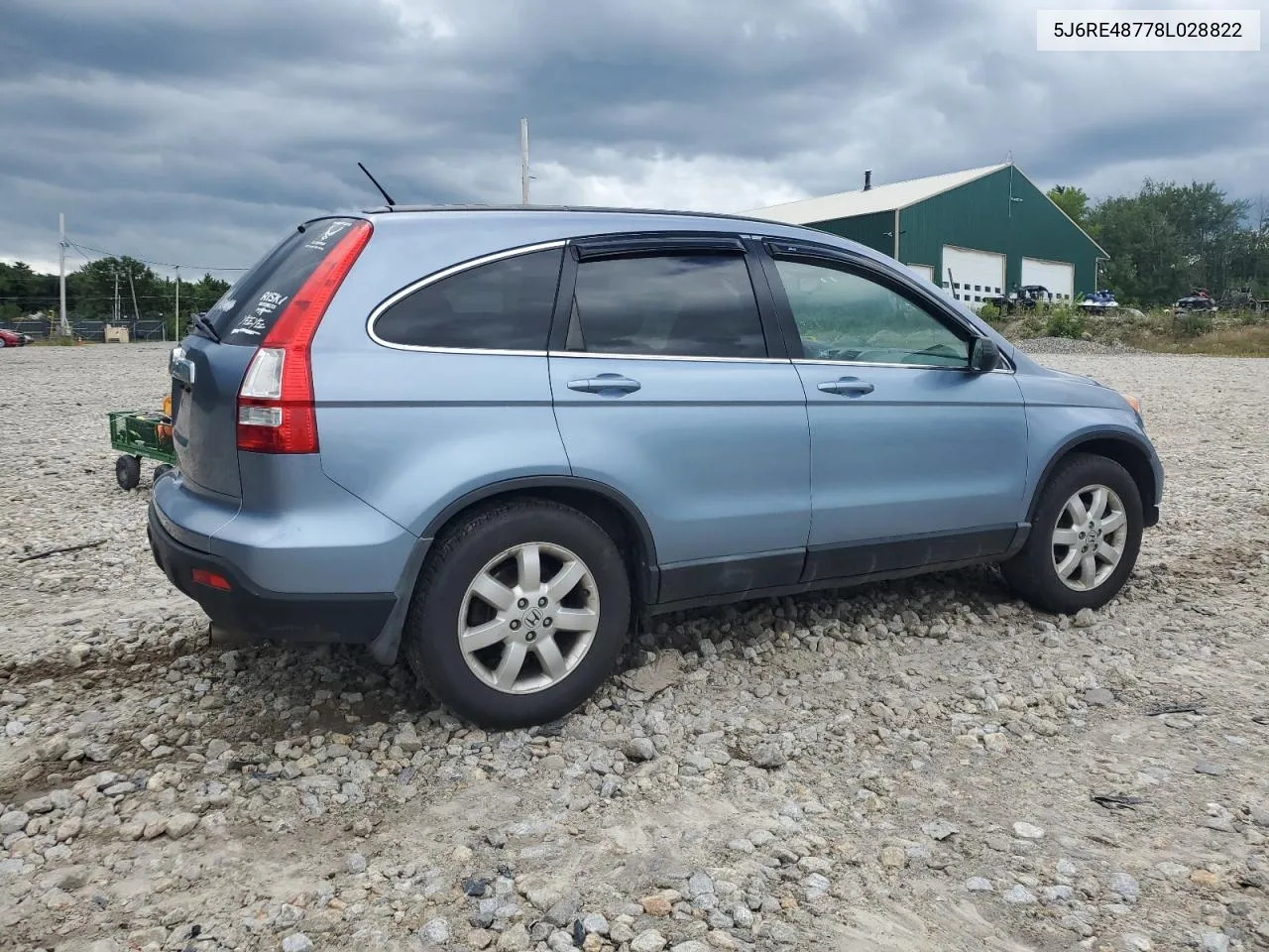 5J6RE48778L028822 2008 Honda Cr-V Exl