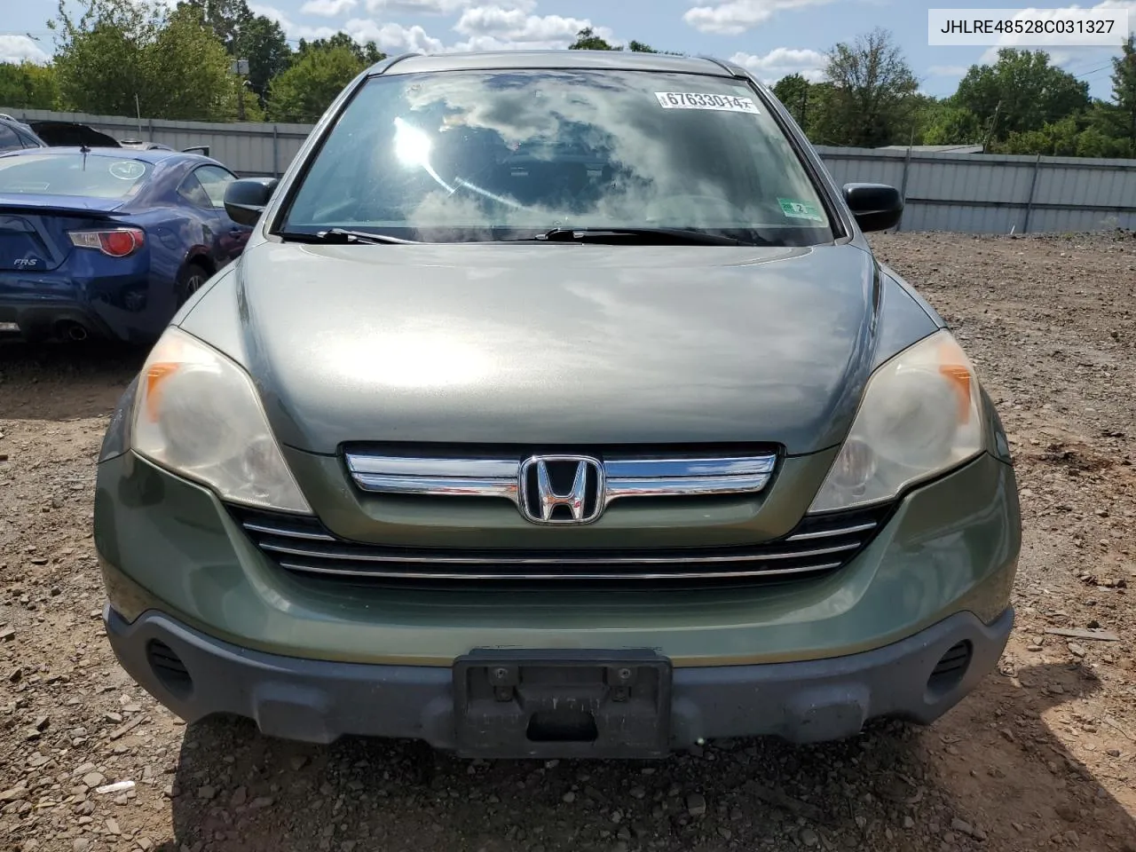 2008 Honda Cr-V Ex VIN: JHLRE48528C031327 Lot: 67633014