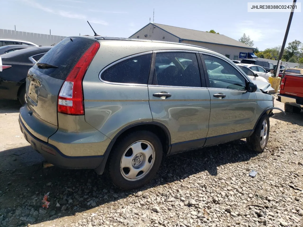 JHLRE38388C024701 2008 Honda Cr-V Lx