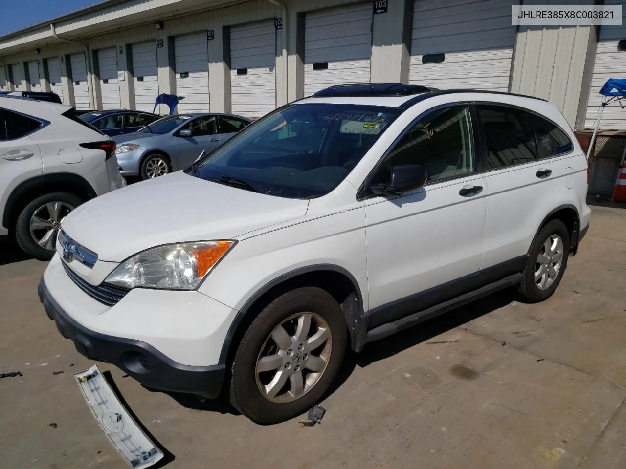 2008 Honda Cr-V Ex VIN: JHLRE385X8C003821 Lot: 68247464