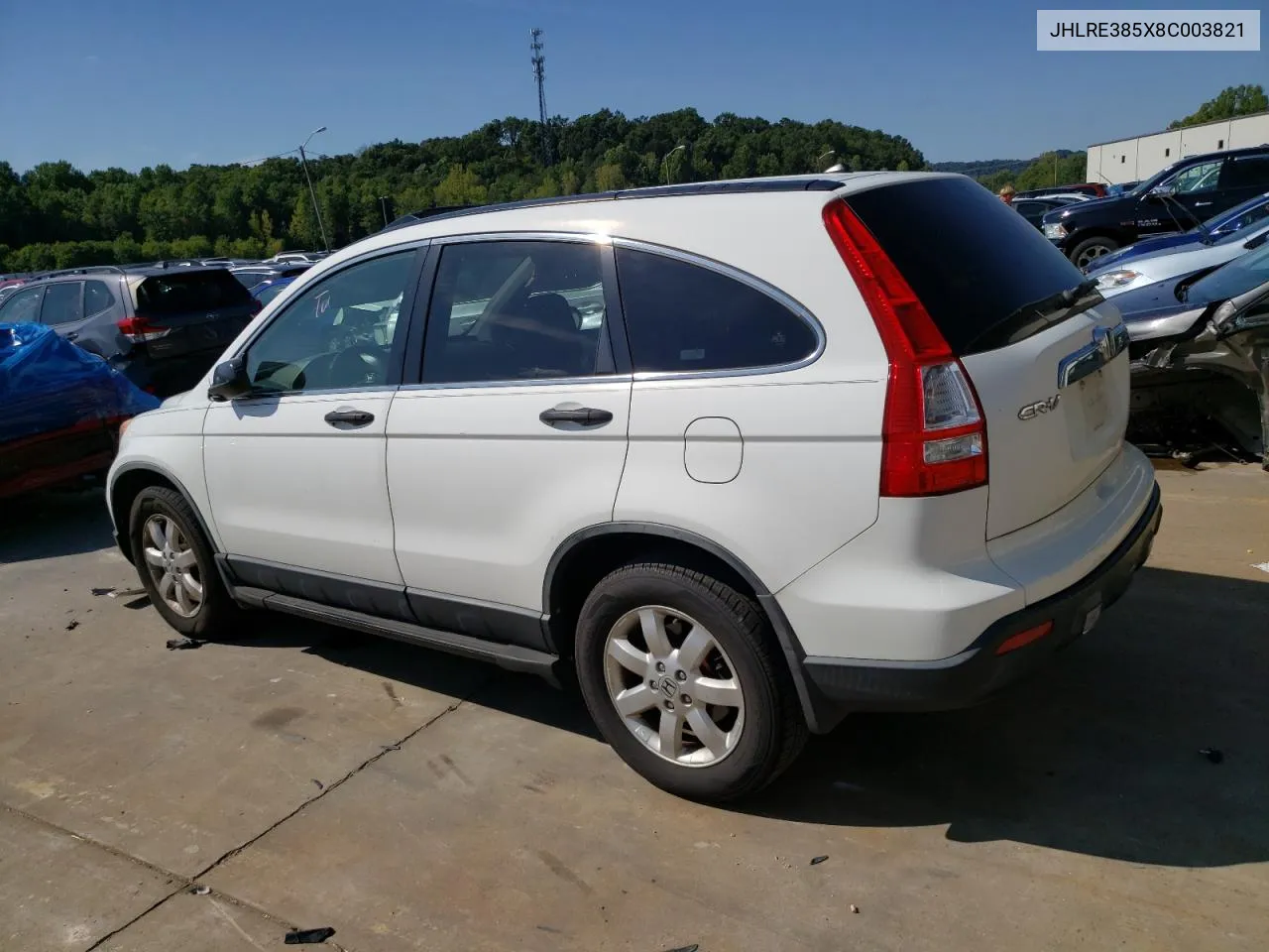 2008 Honda Cr-V Ex VIN: JHLRE385X8C003821 Lot: 68247464